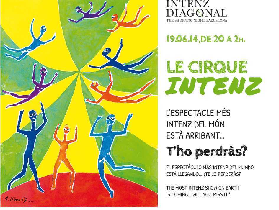 intenz circus 2014 barcelona shopping night