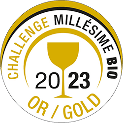 Medalla d'or millésime bio 2023