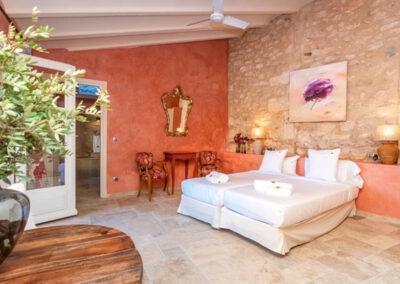 Cottage room in the Bed and Breakfast in Finca Viladellops near Barcelona and Sitges